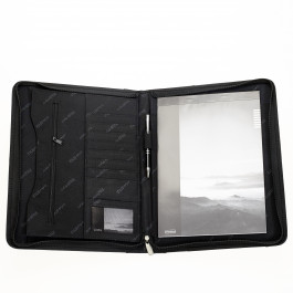 Leather ring binder A 5 / presentation folder Leatherette