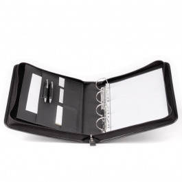 BIG leather ring binder / presentation folder from cowhide