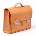 Leather satchel / School satchel for beginners organic leather 4/187 RA