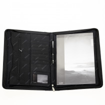 Leather ring binder A 5 / presentation folder Leatherette