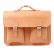 Leather satchel / Organic leather bag 4/156 K