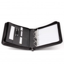 BIG leather ring binder / presentation folder from cowhide
