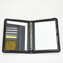 Leather presentation folder / ring binder leatherette 152646 P