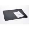 Desk pad genuine leather black