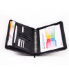 Leather ring binder / presentation folder from cowhide 