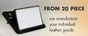 Sonderanfertigungen Ledertaschen, Businesstasche Logo